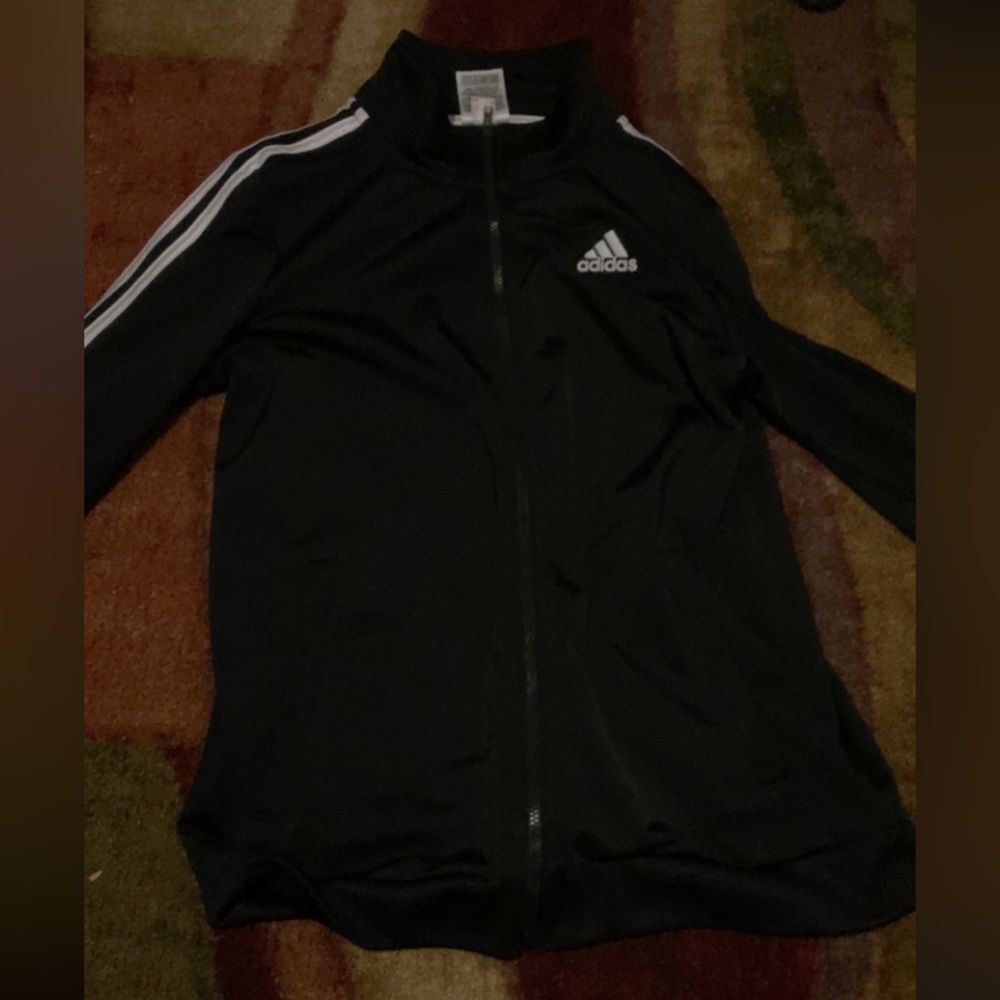 Boys Adidas warm up 3 Track jacket size L